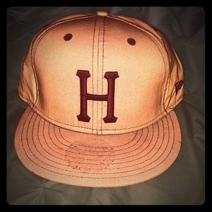 HUF reflective vinyl hat - red 7 1/2